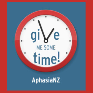 Give me time mug - blue background Design